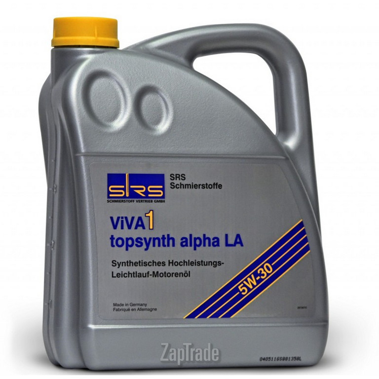 ������ �������� ����� Srs VIVA 1 topsynth alpha LA 5W-30 ������������� | ������� 4033885000540