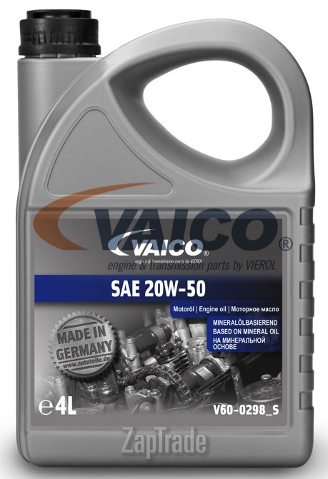 ������ �������� ����� Vaico SAE 20W-50 ����������� | ������� V60-0298_S